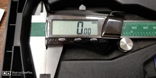 FUJIWARA-Calibrador digital de acero inoxidable Vernier, de 0 a 150mm, 1/64 fracción/MM/pulgada, LCD, resistente al agua, IP54