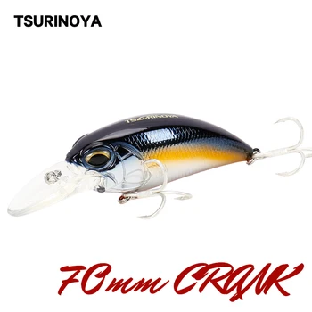 

TSURINOYA Fishing Lure CRANK Floating Minnow DW30 70mm 15g 6 Colors Wobbler Crankbait Hard Lure Professional Bass Pike Lure