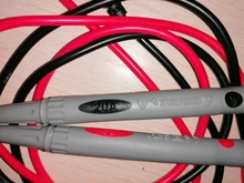 Digital-Multimeter Probe Alligator-Clip Test-Leads Soft-Silicone-Wire Universal 