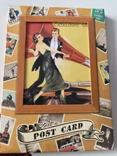 Juego de tarjetas de memoria de estilo clásico, póster famoso Vintage, tarjetas de felicitación, regalo de Año Nuevo, 32 unids/lote