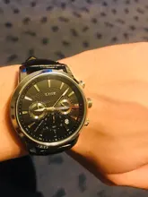 LIGE-relojes deportivos militares para hombre, de cuero, resistente al agua, de pulsera de cuarzo, con caja