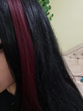 Lupu-extensiones de cabello sintético para niña, horquilla larga y lisa con un Chip en color arcoíris resaltado, para cabello falso