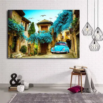

Blue Floral Vos Vos Canvas Table