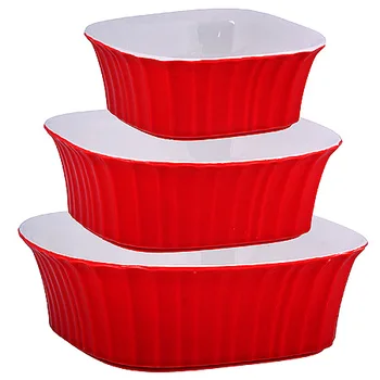 

Set of salad bowls ceramics 3 PR Loraine 29596