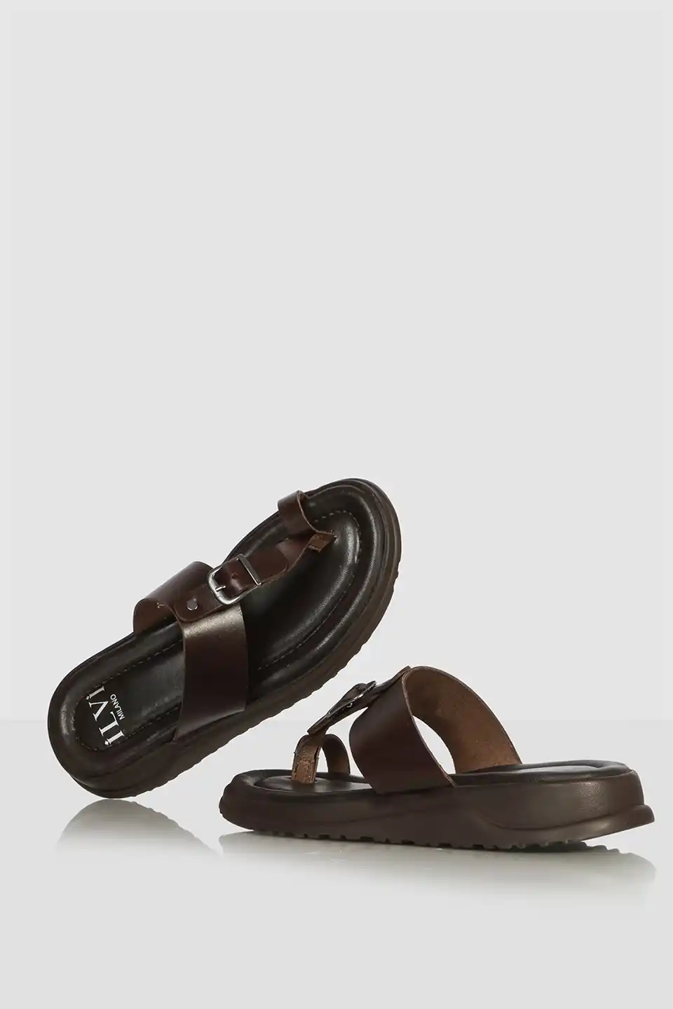 men s shoes mens slippers on Ilvi Genuine Leather Handmade Iker Men S Slipper Brown Leather Men Shoes Made In Turkey Slippers Aliexpress