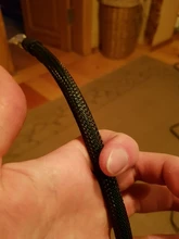 Manguito de Cable de nailon ignífugo, longitud de 1/5/50/100/200/300M, Cable de protección trenzado aislado