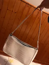 De moda patrón de cocodrilo bolsos de Baguette de la PU bandoleras de piel para mujeres 2020 diseño elegante de lujo bolsa de mano de la mujer de viaje