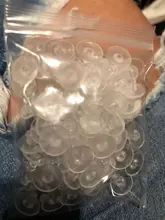 100 unids/lote pendientes de pendiente de silicona ronda enchufe de oído bloqueado tapas pendientes tapones traseros suministros para joyería DIY de la oreja