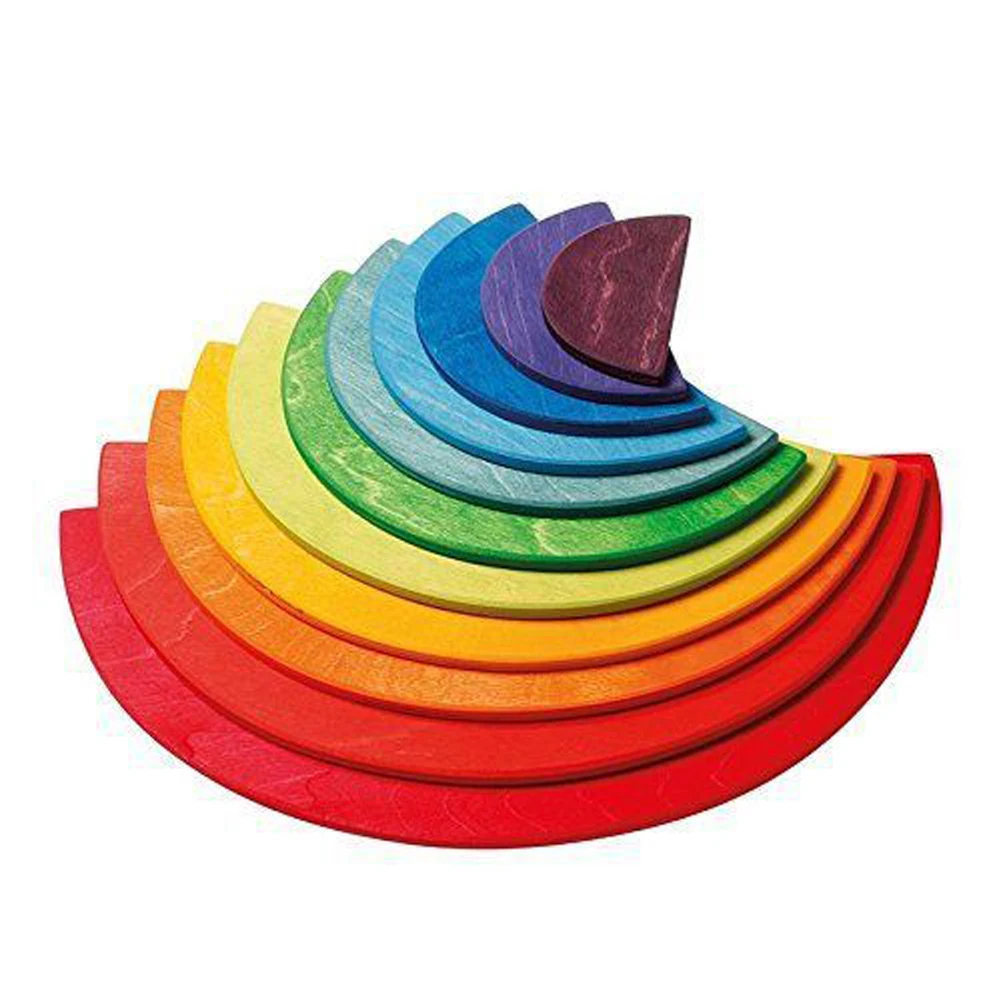 Wooden Semicircle Building Set