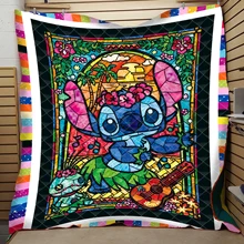 Палка Гавайское одеяло с 3d цифровой печатью и хлопковое летнее прохладное одеяло кондиционер промывается водной фабрикой