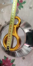Anillo con figura de montañismo, descenso de escalada pequeño, equipo de descenso de 8 palabras para familia, accesorios de Camping al aire libre