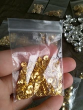 (29958)200 Uds 6*6*5MM Chapado en bronce antiguo de aleación de Zinc redondos o curva cepillado discos espaciador los malos resultados de la joyería de accesorios