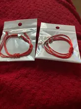 Pulsera con colgante de corazón de amor para hombre y mujer, brazalete con cordel rojo trenzado, ajustable, joyería de amistad