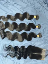 Winshair-mechones de ondas corporales, mechones de 30 pulgadas, 32 34 36 38 40 pulgadas, extensiones de cabello humano mechones, cabello brasileño Remy