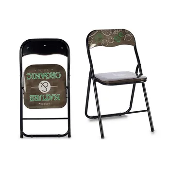 

Folding Chair Gift Decor Black PVC (45 x 78 x 44 cm)
