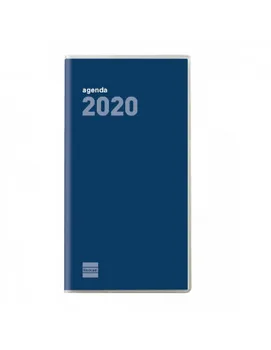 

AGENDA FLAT BLUE COCKTAIL MONTH VIEW PL4 83x154x6 MM 2020 FINOCAM