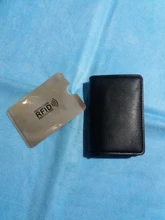 Cartera inteligente de aluminio para hombre y mujer, porta tarjetas Rfid, Mini billetera de Metal para tarjetas de crédito y negocios, 2021