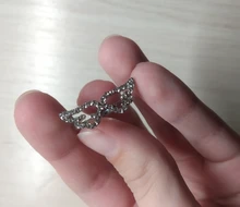 Color plata alas de Ángel anillo ajustable Micro Pave Zircon anillos para articulaciones para mujeres de moda anillos de apertura joyería de mujer regalo de amante