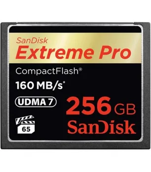 

SANDISK EXTREME PRO 256GB 160 MB/s COMPACT FLASH