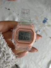 Reloj de moda para hombre y mujer, cronógrafos deportivos digitales transparentes e informales, de pulsera, de regalo para enamorados