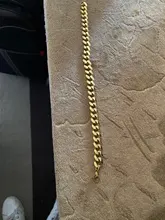 Pulsera de acero inoxidable para hombres y mujeres, pulseras de cadena de eslabones cubanos, Color dorado y plateado, joyería de moda al por mayor KBB10