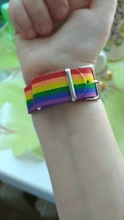 Ins-Pulseras tejidas con arcoíris para hombres y mujeres, pulseras LGBT para homosexuales, bisexuales, tejidas, trenzadas, orgullo, joyería de amistad