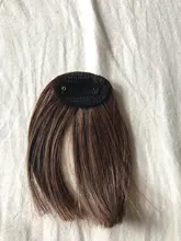 Flequillo de aire 3D fino, extensiones de cabello con Clip, con flequillo, Invisible, sin costuras