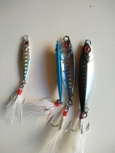 Casting Jigging Spoon Lead Fishing-Lure Artificial-Bait-Tackle Shore DRAGER Fish-Sea-Bass