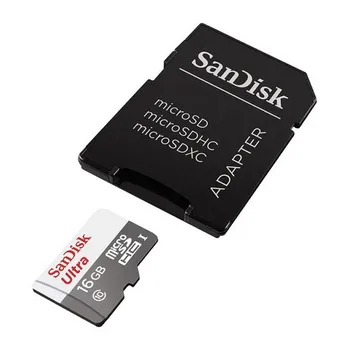 

Micro SD Memory Card with Adaptor SanDisk SDSQUNS-GN3MA C10 48 MB/s