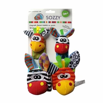 

ebebek Sozzy Toys Rattled Baby Bracelet and Socks
