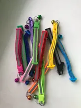 Collar reflectante para mascotas Collar campana ajustable tamaño adecuado para los gatos y suministros para mascotas perros básicos collares Qianyi