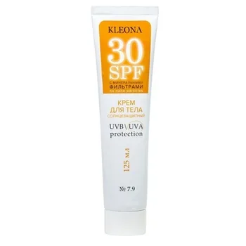 

Kleona Cолнцезащитный крем для тела SPF 30 Солнцезащитные средства