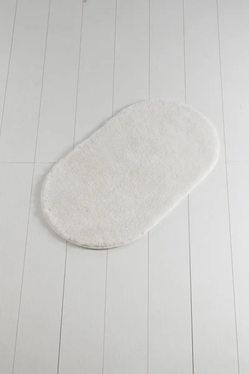 Коврик для ванной | коврик для ванной нескользящие Противоскользящие коврики цвета Овальный экрю 60X100 см