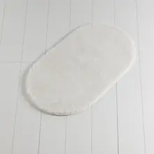 Коврик для ванной | коврик для ванной нескользящие Противоскользящие коврики цвета Овальный экрю 60X100 см