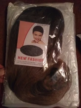 OneNonly-Peluca de cabello sintético largo degradado para mujer, pelo Natural resistente al calor, ondulado y suelto con flequillo, color marrón y Rubio, para Cosplay