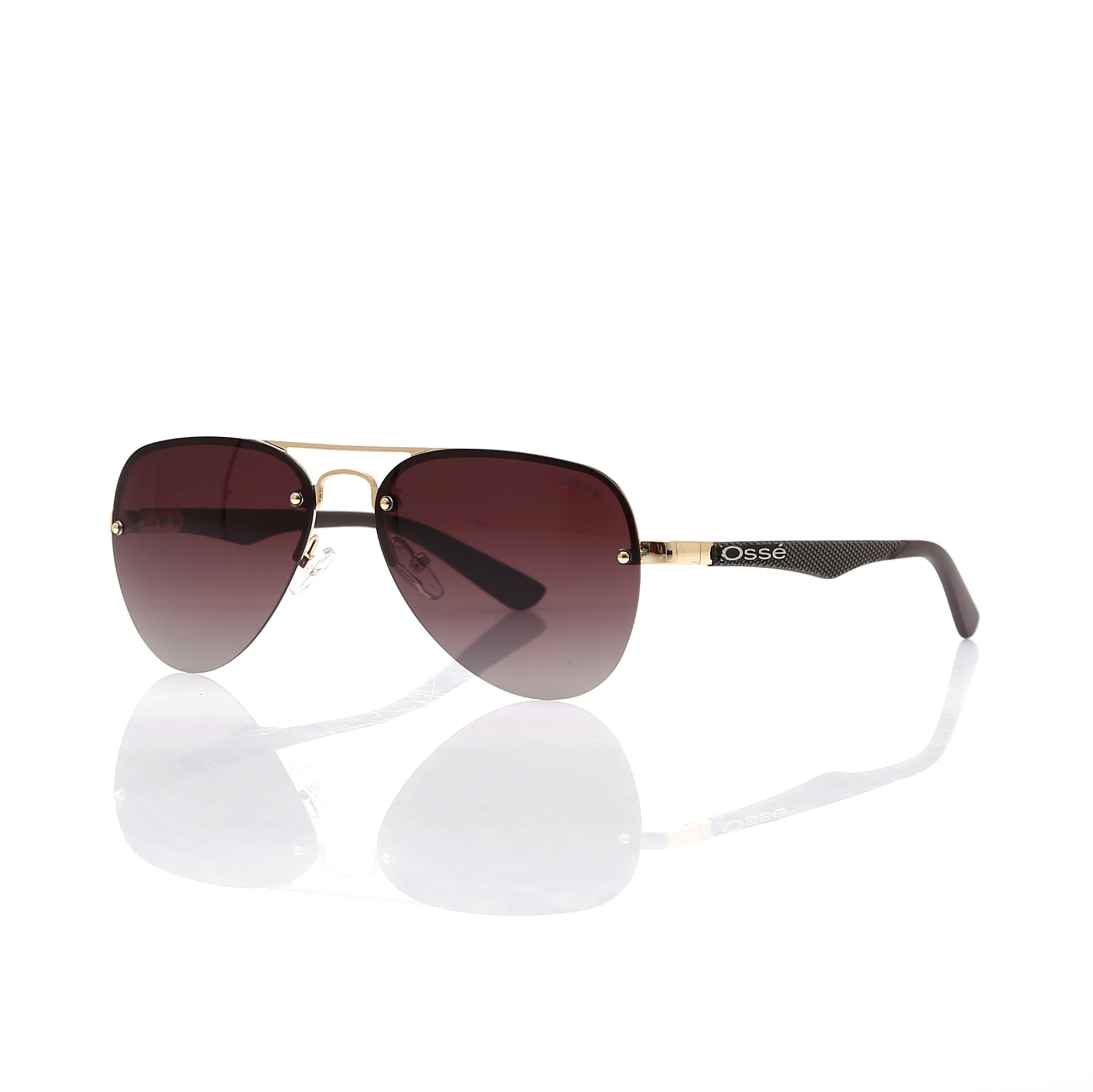 

Unisex sunglasses os 2774 01 metal gold organic drop pilot 58-15-135 osse