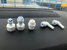 Reverse Osmosis RO Water System Fitting 1/4 3/8 Inch 8mm OD Hose Tube 1/4 1/2 3/4