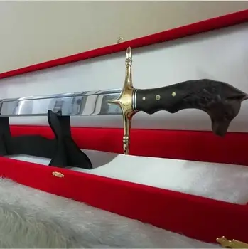 

Decoration sword, handmade,damascus,hunter,knife Real sharp katana saudi arabia kuwait qatar leon resistant