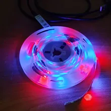 Strip-Light Diode Tv-Background-Lighting Key-Control Desk-Screen Usb-Cable Flexible-Lamp