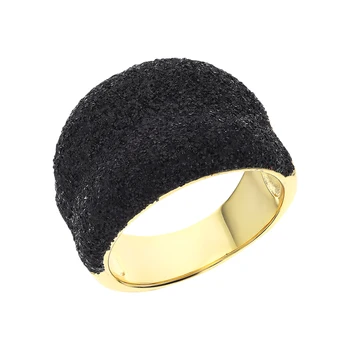 

Silver ring with glitter sunlight sample 925