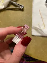 10 unids/lote cepillo de uñas de Arte de uñas herramientas rosa polvo limpio de acrílico profesional cepillos de uñas manicura uñas pedicura Accesorios