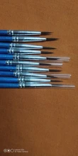 10 unids/set bien pintada a mano de La delgada línea de gancho pluma azul Baton bolígrafo para dibujo artístico cepillo de pintura de Arte de cepillo de Nylon OFERTA ESPECIAL