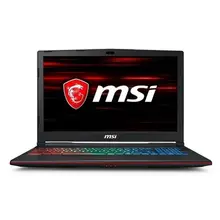 Игровой портативный компьютер MSI GP63-684XES 15," i7-8750H 16 GB ram 1 ТБ SSD черный