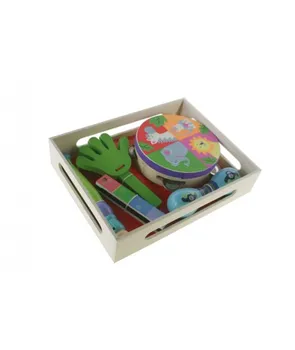 

Set music in wooden box. Measurements: 6x22x29 cm.