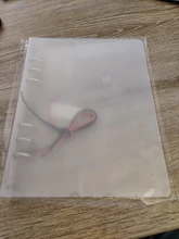 PP-cubierta de cuaderno en espiral A5 A6 A7, cubierta transparente mate para agenda, papel para estudiantes, libreta, 45 hojas