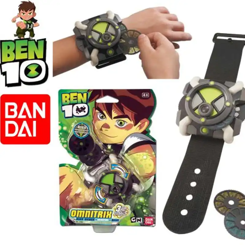 Ben 10 Bandai Montre Avec 3 Disques Transformateur Alien Omnitrix Serie 30 Image Nes Au Choix Cadeau D Anniversaire Pour Enfants Aliexpress