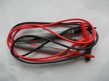 Digital-Multimeter Probe Alligator-Clip Test-Leads Soft-Silicone-Wire Universal 