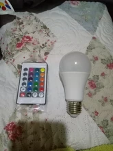 Bulb-Lights Led-Lamp Remote-Control Light-110v Lampada-Changeable Colorful 220v E27 10W