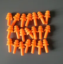 Tapones de silicona para los oídos, suaves, antiruido, impermeables, natación, tapones de natación para los oídos, adultos, niños, natación, buceo, 10 pares