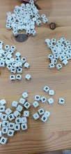 Kovict-Cuentas de silicona en forma de letras para mordedores de bebés, cuentas para mordedores de bebés, nombre personalizado, bricolaje, alfabeto, masticación de roedores, 12mm, 100 Uds.